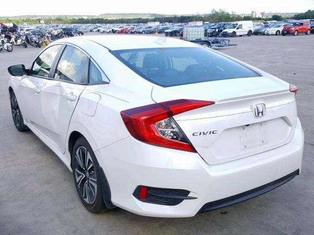 JHMFC1F7XJX014779 - 2018 HONDA CIVIC EXL WHITE photo 3