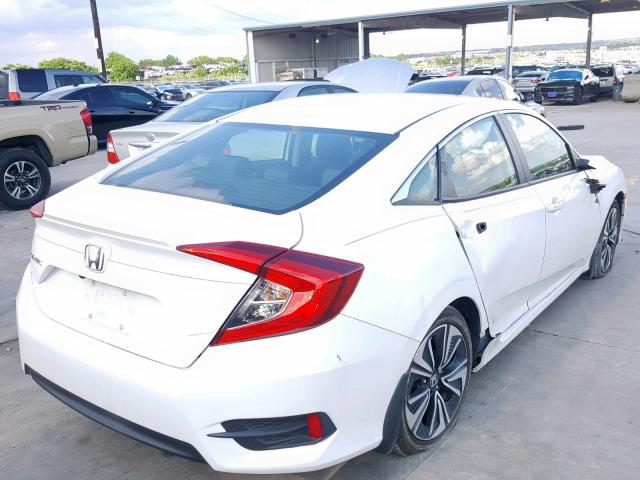 JHMFC1F7XJX014779 - 2018 HONDA CIVIC EXL WHITE photo 4