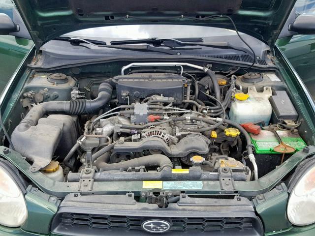 JF1GG65592G831661 - 2002 SUBARU IMPREZA TS GREEN photo 7