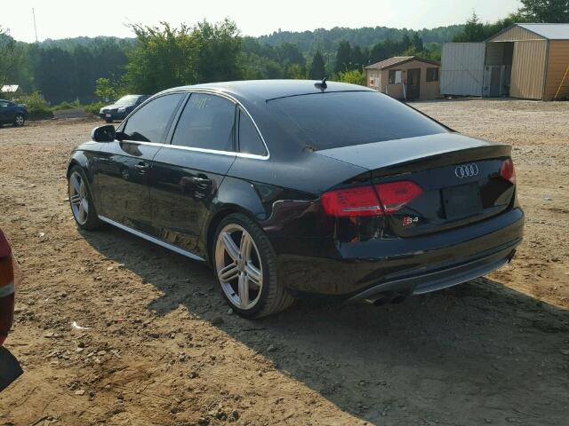 WAUKGAFL5AA033046 - 2010 AUDI S4 PRESTIG BLACK photo 3