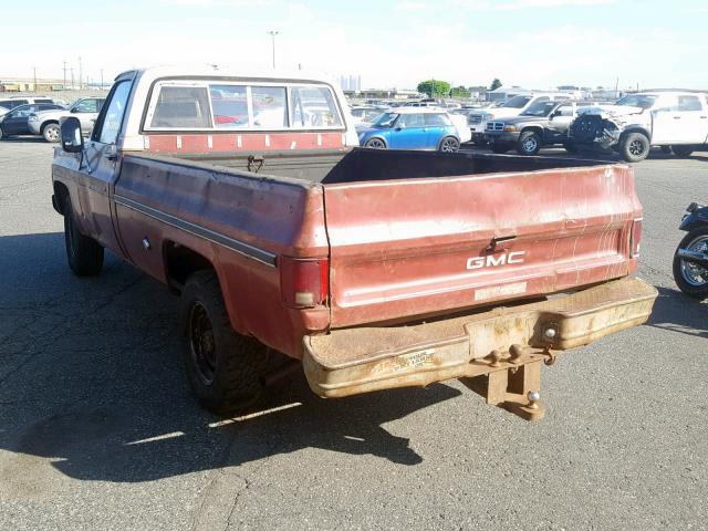 TCL347Z526515 - 1977 GMC SIERRA RED photo 3