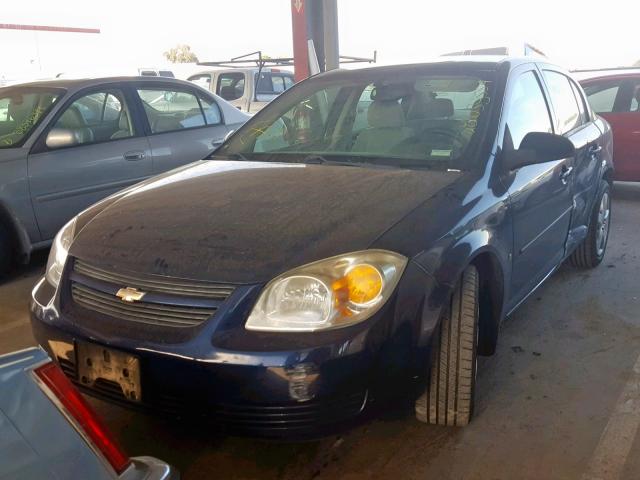 1G1AL58F687143886 - 2008 CHEVROLET COBALT LT BLUE photo 2