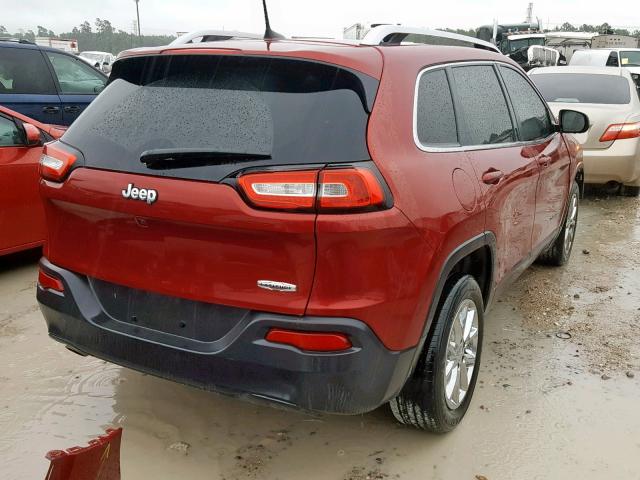 1C4PJLCBXHW591876 - 2017 JEEP CHEROKEE L RED photo 4