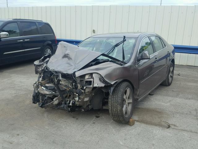 1G1ZC5E15BF205447 - 2011 CHEVROLET MALIBU 1LT BROWN photo 2