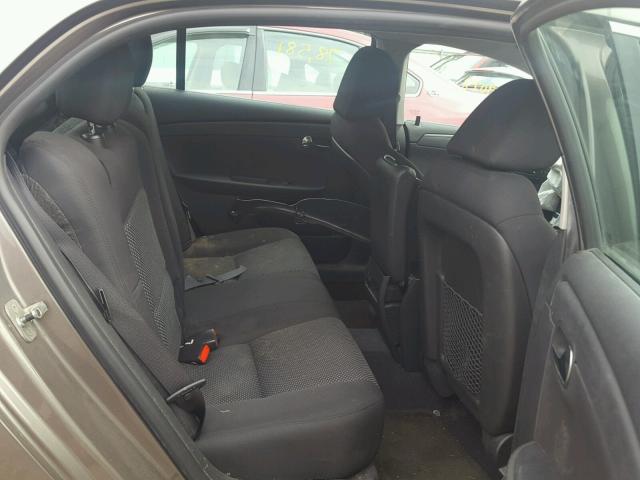 1G1ZC5E15BF205447 - 2011 CHEVROLET MALIBU 1LT BROWN photo 6