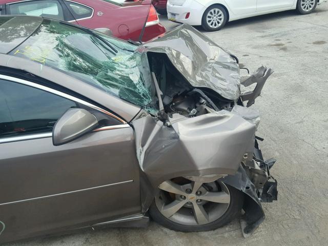 1G1ZC5E15BF205447 - 2011 CHEVROLET MALIBU 1LT BROWN photo 9