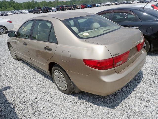 1HGCM56155A183252 - 2005 HONDA ACCORD DX GOLD photo 3