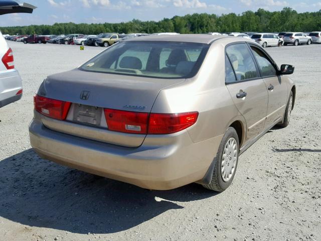 1HGCM56155A183252 - 2005 HONDA ACCORD DX GOLD photo 4