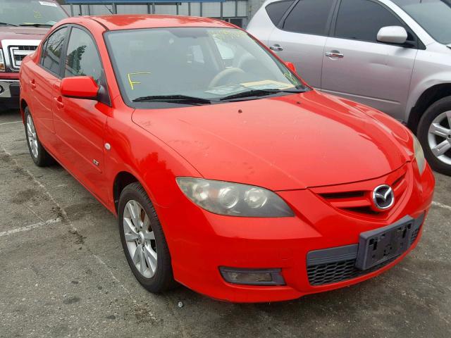 JM1BK124171639730 - 2007 MAZDA 3 S RED photo 1