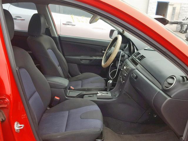 JM1BK124171639730 - 2007 MAZDA 3 S RED photo 5