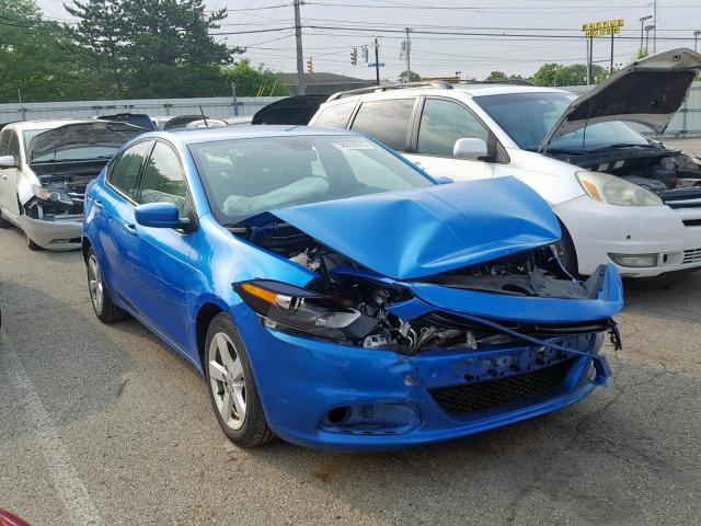 1C3CDFBB1GD728680 - 2016 DODGE DART SXT BLUE photo 1