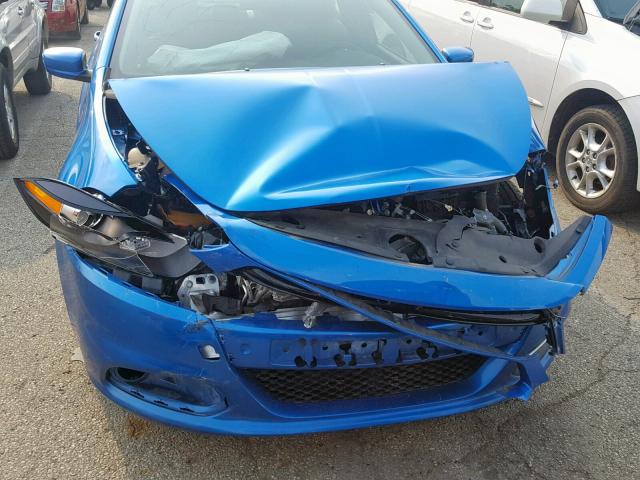 1C3CDFBB1GD728680 - 2016 DODGE DART SXT BLUE photo 9