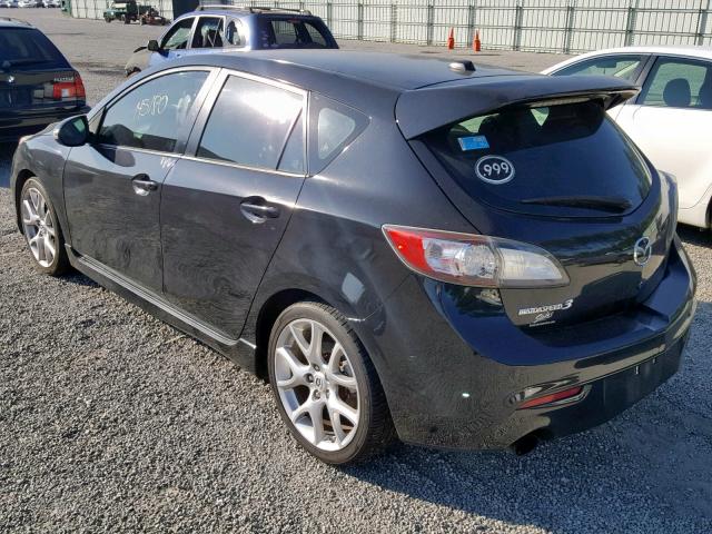 JM1BL1K38B1475888 - 2011 MAZDA SPEED 3 BLACK photo 3