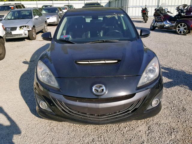 JM1BL1K38B1475888 - 2011 MAZDA SPEED 3 BLACK photo 9