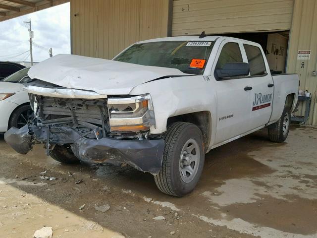 1GCPCNEC3HF121393 - 2017 CHEVROLET SILVERADO WHITE photo 2