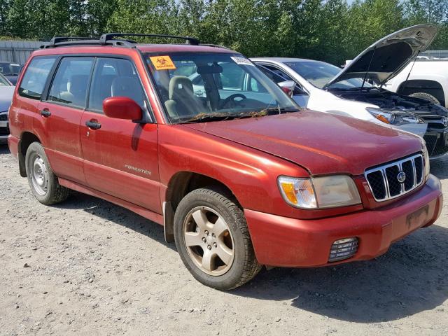 JF1SF65602H749608 - 2002 SUBARU FORESTER S წითელი ფოტო 1