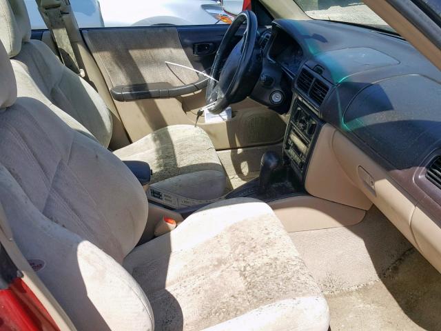 JF1SF65602H749608 - 2002 SUBARU FORESTER S წითელი ფოტო 5