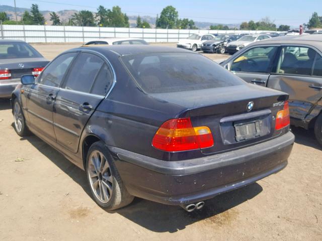 WBAEW53492PG19433 - 2002 BMW 330 XI BLUE photo 3