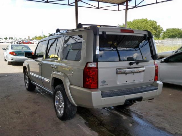 1J8HH58237C673378 - 2007 JEEP COMMANDER SILVER photo 3