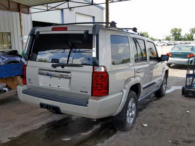1J8HH58237C673378 - 2007 JEEP COMMANDER SILVER photo 4