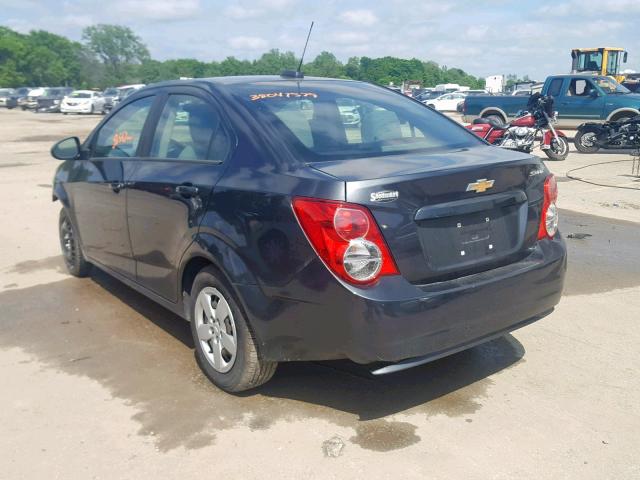 1G1JA5SH4G4180418 - 2016 CHEVROLET SONIC LS GRAY photo 3