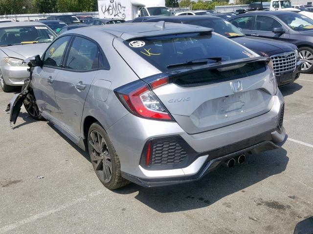 SHHFK7H90JU423498 - 2018 HONDA CIVIC SPOR SILVER photo 3