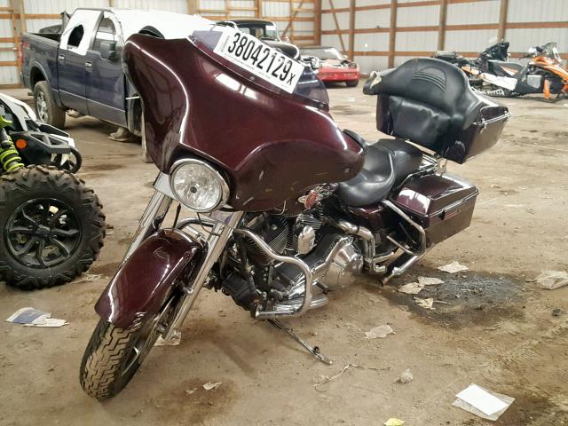 1HD1KBW1X6Y615710 - 2006 HARLEY-DAVIDSON FLHXI BURGUNDY photo 2