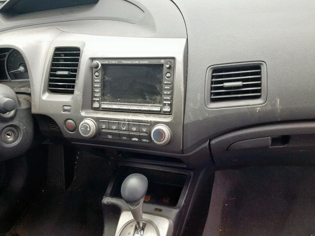 2HGFG12969H507163 - 2009 HONDA CIVIC EXL 黑色 照片 9