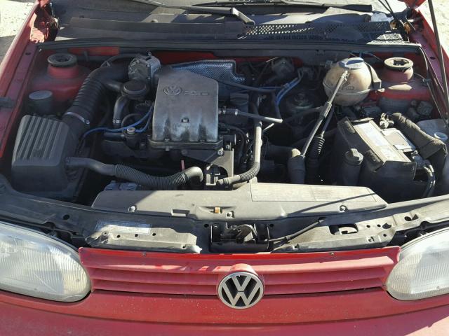 3VWKB81HXWM135947 - 1998 VOLKSWAGEN GOLF K2 RED photo 7