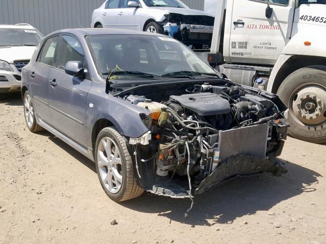 JM1BK343771614525 - 2007 MAZDA 3 HATCHBAC GRAY photo 1