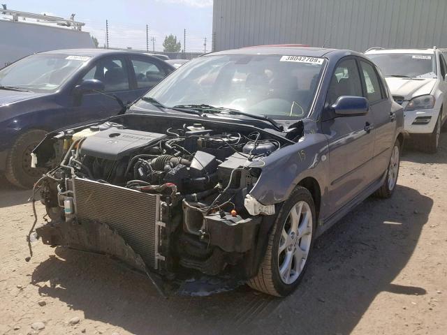 JM1BK343771614525 - 2007 MAZDA 3 HATCHBAC GRAY photo 2