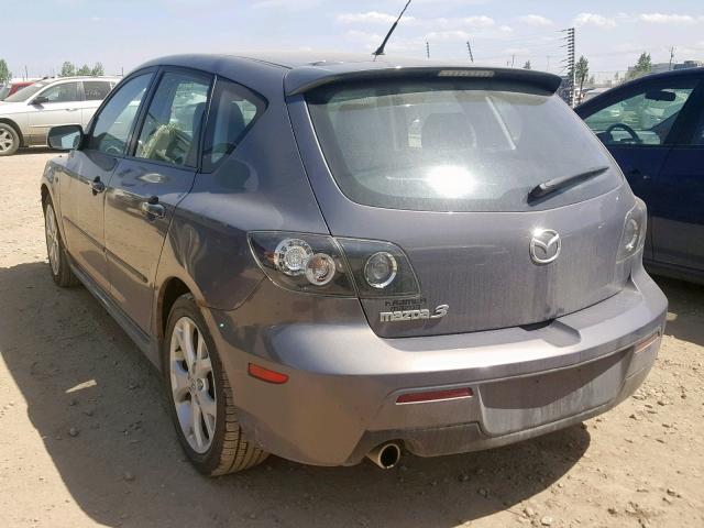 JM1BK343771614525 - 2007 MAZDA 3 HATCHBAC GRAY photo 3