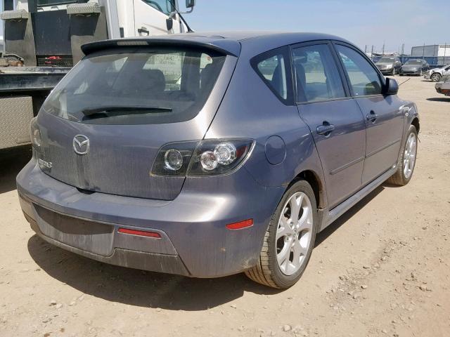 JM1BK343771614525 - 2007 MAZDA 3 HATCHBAC GRAY photo 4