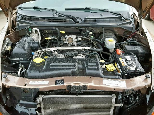 1B7GL2AN4YS754207 - 2000 DODGE DAKOTA QUA BROWN photo 7