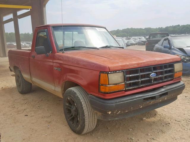 1FTCR10AXMUB24664 - 1991 FORD RANGER RED photo 1