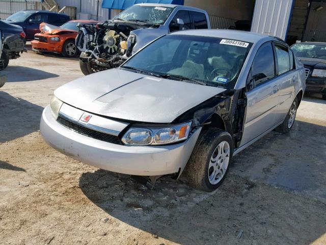 1G8AJ52F63Z186119 - 2003 SATURN ION LEVEL SILVER photo 2