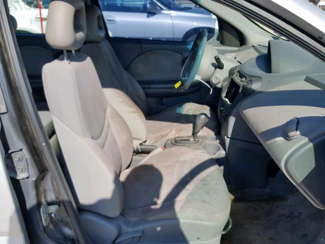 1G8AJ52F63Z186119 - 2003 SATURN ION LEVEL SILVER photo 5