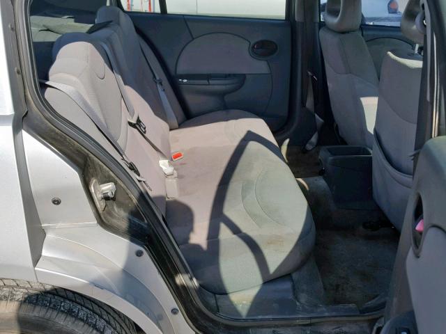 1G8AJ52F63Z186119 - 2003 SATURN ION LEVEL SILVER photo 6