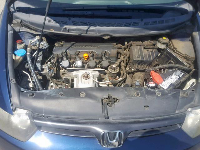 2HGFG122X7H503312 - 2007 HONDA CIVIC DX BLUE photo 7