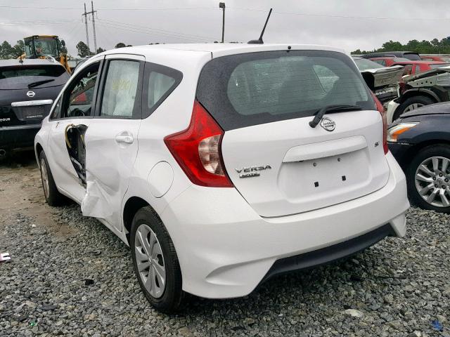 3N1CE2CPXHL356959 - 2017 NISSAN VERSA NOTE WHITE photo 3