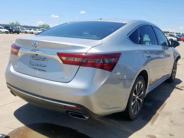 4T1BK1EB7GU199758 - 2016 TOYOTA AVALON XLE GRAY photo 4
