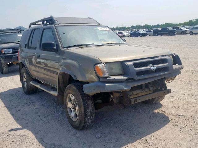 5N1ED28T11C562019 - 2001 NISSAN XTERRA XE GREEN photo 1