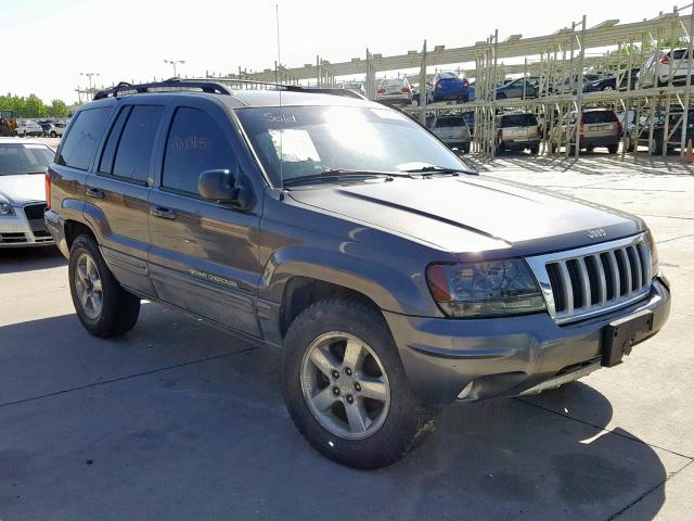 1J4GW58N94C322550 - 2004 JEEP GRAND CHER GRAY photo 1