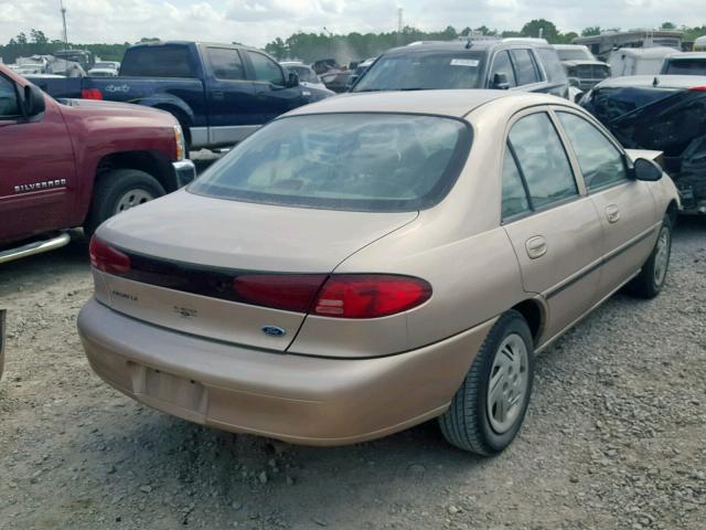 1FAFP10PXXW137792 - 1999 FORD ESCORT LX BEIGE photo 4