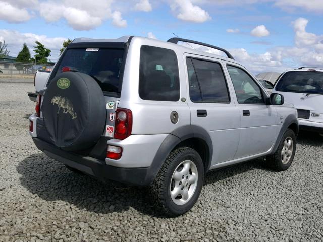 SALNY22284A299089 - 2004 LAND ROVER FREELANDER SILVER photo 4