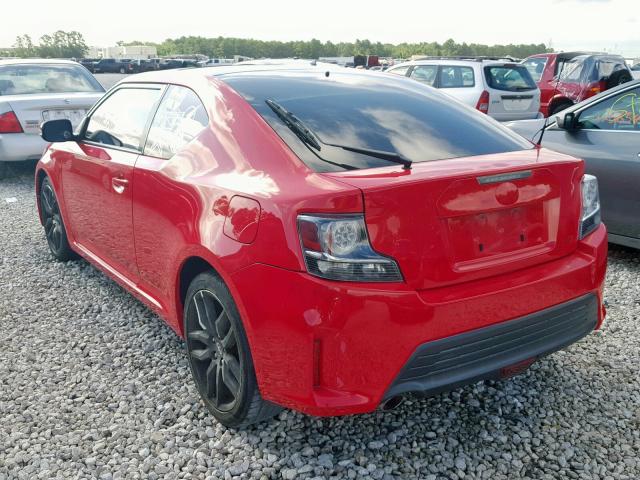 JTKJF5C71GJ015175 - 2016 TOYOTA SCION TC RED photo 3