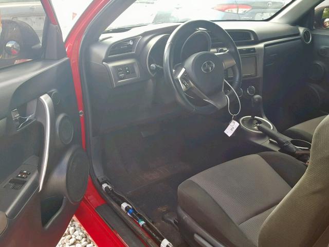 JTKJF5C71GJ015175 - 2016 TOYOTA SCION TC RED photo 9