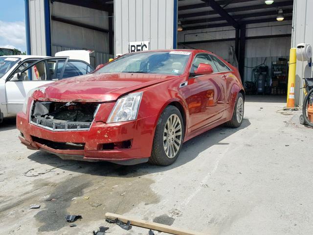 1G6DS1E30C0129626 - 2012 CADILLAC CTS PREMIU RED photo 2