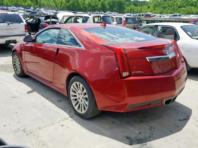 1G6DS1E30C0129626 - 2012 CADILLAC CTS PREMIU RED photo 3