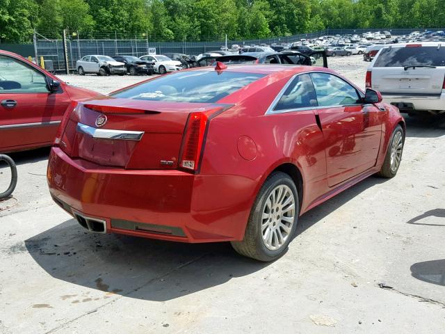 1G6DS1E30C0129626 - 2012 CADILLAC CTS PREMIU RED photo 4